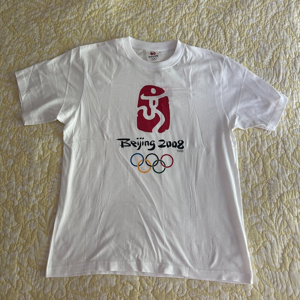 Beijing Olympics 2008 Official Licensed Tshirt Size Medium NWT